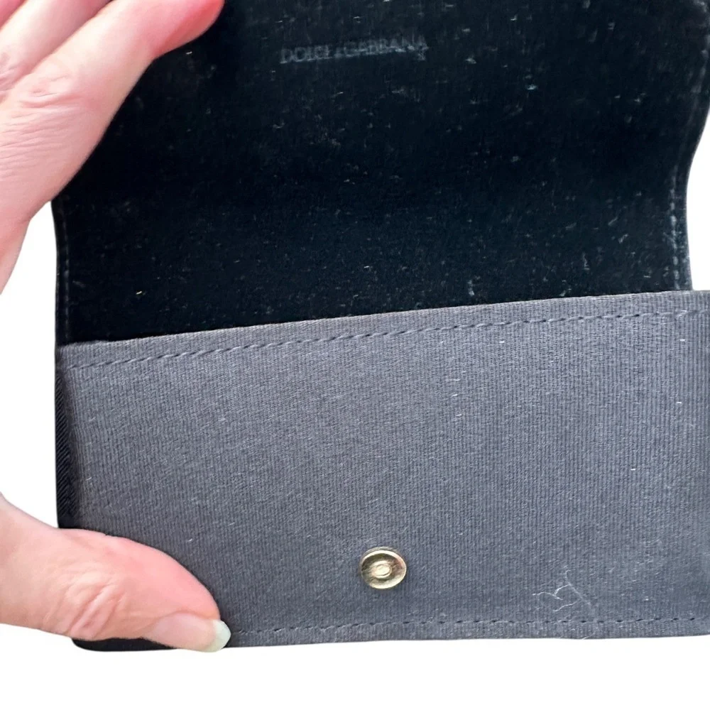 Dolce & Gabbana Eyeglass case Black not for oversized